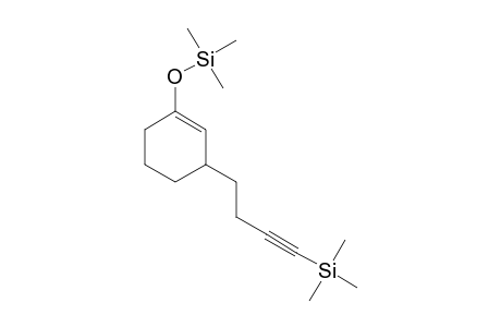 3-[(4'-(Trimethylsilyl)-3'-butynyl]-1-(t-trimethylsilyl)oxy-1-cyclohexene