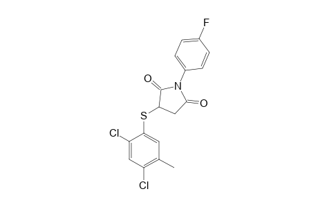 2-[(4,6-dichloro-m-tolyl)thio]-N-(p-fluorophenyl)succinimide