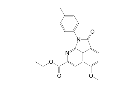 Ethyl 5-methoxy-1-(4-methylphenyl)-2-oxo-1,2-dihydropyrrolo[4,3,2-ij]isoquinoline-7-carboxylate