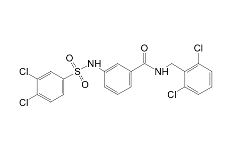 N-(2,6-dichlorobenzyl)-m-[(3,4-dichlorophenyl)sulfonamido]benzamide