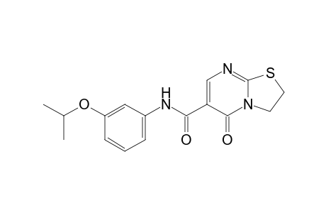 2,3-dihydro-3'-isopropoxy-5-oxo-5H-thiazolo[3,2-a]pyrimidine-6-carboxanilide
