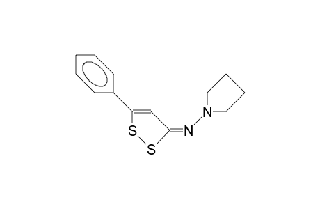 5-Phenyl-3-(N-pyrrolidinimino)-3H-1,2-dithiole
