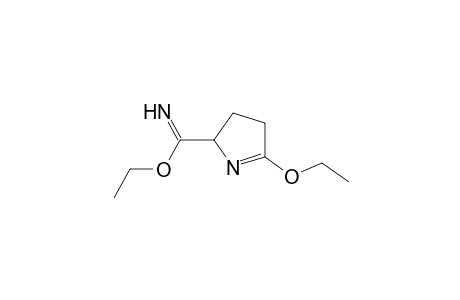 5-Ethoxy-3,4-dihydro-2H-pyrrole-2-carboximidsaure-ethylester