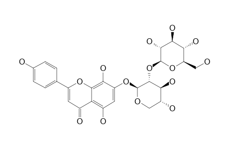 ISOSCUTELLAREIN-7-O-BETA-D-GLUCOPYRANOSYL-(1->2)-BETA-D-XYLOPYRANOSIDE