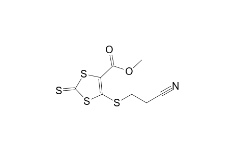 4-(2-Cyanoethylthio)-5-methoxycarbonyl-1,3-dithiol-2-thione