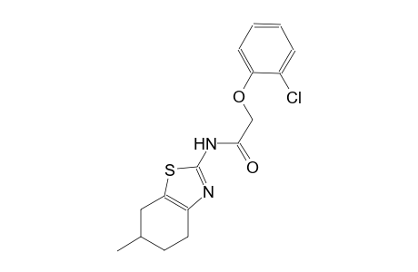 2-(2-chlorophenoxy)-N-(6-methyl-4,5,6,7-tetrahydro-1,3-benzothiazol-2-yl)acetamide