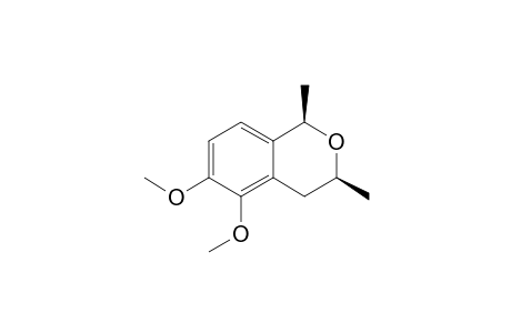 (1R,3S)-3,4-Dihydro-5,6-dimethoxy-1,3-dimethylbenzo[c]pyran