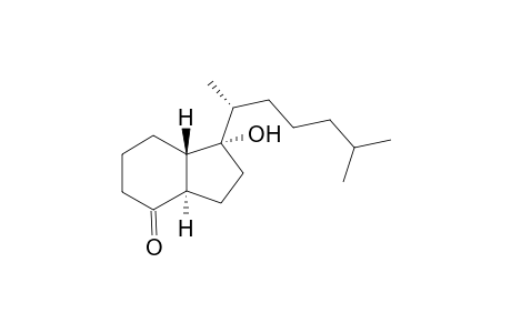 des-A,B-18-nor-17-hydroxycholestan-8-one