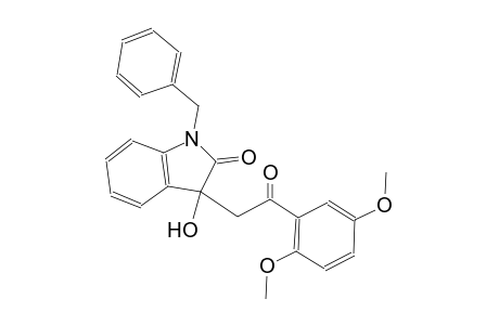 1-benzyl-3-[2-(2,5-dimethoxyphenyl)-2-oxoethyl]-3-hydroxy-1,3-dihydro-2H-indol-2-one
