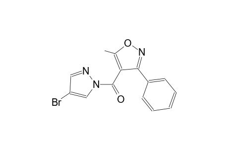 4-[(4-bromo-1H-pyrazol-1-yl)carbonyl]-5-methyl-3-phenylisoxazole