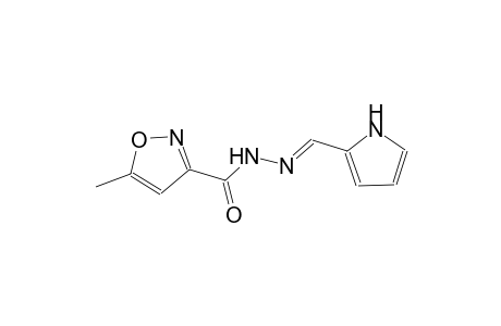 5-methyl-N'-[(E)-1H-pyrrol-2-ylmethylidene]-3-isoxazolecarbohydrazide