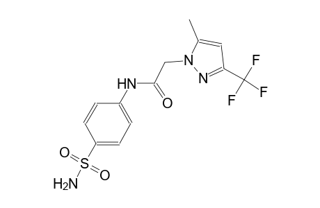 N-[4-(aminosulfonyl)phenyl]-2-[5-methyl-3-(trifluoromethyl)-1H-pyrazol-1-yl]acetamide