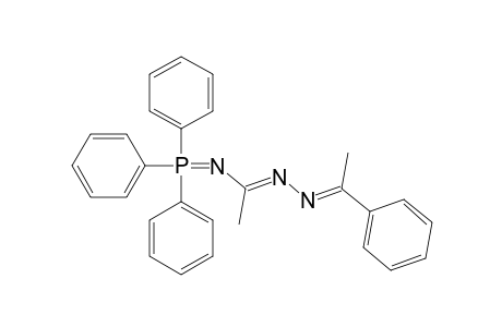 ACETOPHENONE-1-[(TRIPHENYLPHOSPHORANYLIDENE)-AMINO]-ETHYLIDENEHYDRAZONE