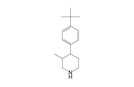 Piperidine, 4-[4-(1,1-dimethylethyl)phenyl]-3-methyl-, cis-cis-3-Methyl-4-(4-tert-butylphenyl)-piperidine