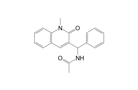 3-(1-Acetylamino-1-phenylmethyl)-1-methylquinolin-2(1H)-one