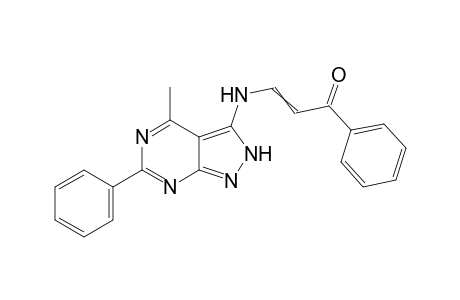 3-(4-Methyl-6-phenyl-2H-pyrazolo[3,4-d]pyrimidin-3-ylamino)-1-phenylprop-2-en-1-one