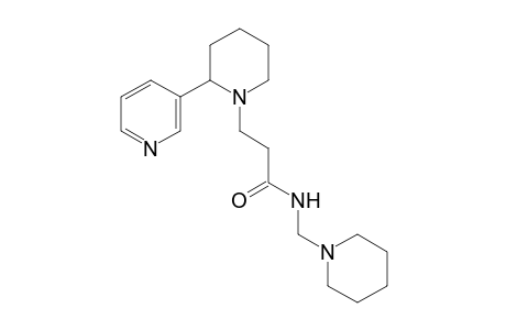 N-Piperidin-1-ylmethyl-3-(3,4,5,6-tetrahydro-2H-[2,3']bipyridinyl-1-yl)-propionamide