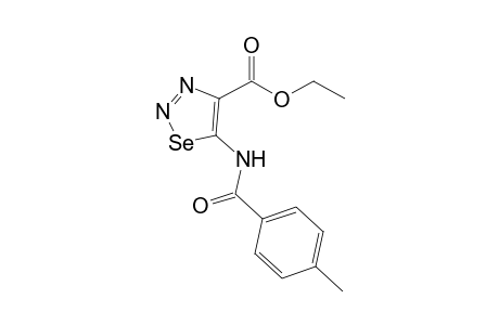 Ethyl 5-(4"-methylbenzoylamino)-1,2,3-selenadiazole-4-carboxylate