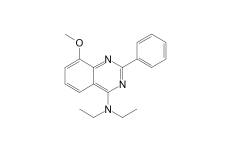 Diethyl-(8-methoxy-2-phenyl-quinazolin-4-yl)amine