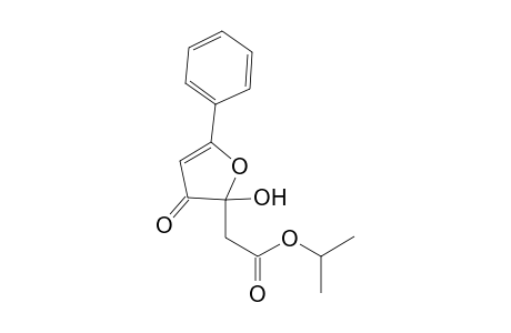 Isopropyl 5-phenyl-2-hydroxy-3-oxo-2,3-dihydro-2-furylacetate