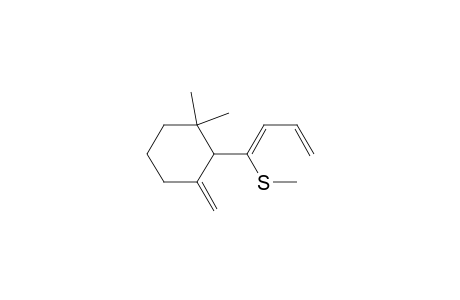 Cyclohexane, 1,1-dimethyl-3-methylene-2-[1-(methylthio)-1,3-butadienyl]-, (Z)-(.+-.)-