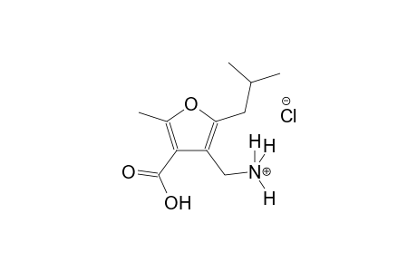 3-furanmethanaminium, 4-carboxy-5-methyl-2-(2-methylpropyl)-, chloride