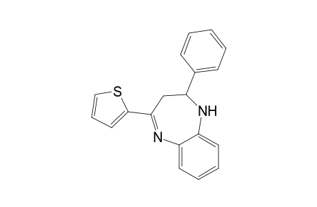 2-Phenyl-4-(2-thienyl)-2,3-dihydro-1H-1,5-benzodiazepine