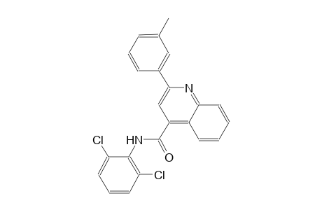 N-(2,6-dichlorophenyl)-2-(3-methylphenyl)-4-quinolinecarboxamide