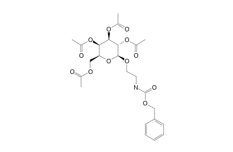 2-(BENZYLOXYCARBONYL)-AMINOETHYL-2,3,4,6-TETRA-O-ACETYL-BETA-D-GALACTOPYRANOSIDE