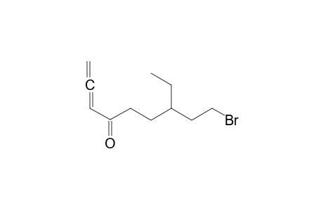 9-bromo-7-ethyl-nona-1,2-dien-4-one