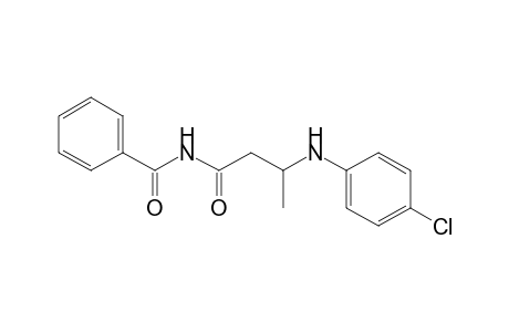 N-[3-(4-Chloro-phenylamino)-butyryl]-benzamide