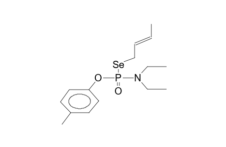 O-(PARA-METHYLPHENYL)-N-DIETHYLAMIDO-SE-(2-BUTENYL)SELENOPHOSPHATE