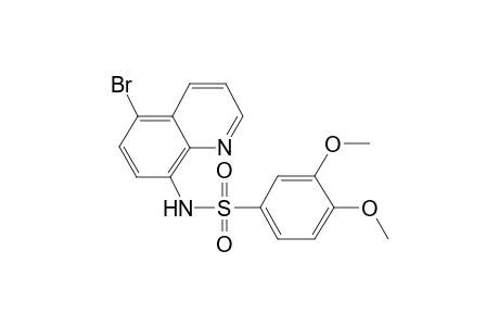 N-(5-bromo-8-quinolinyl)-3,4-dimethoxybenzenesulfonamide