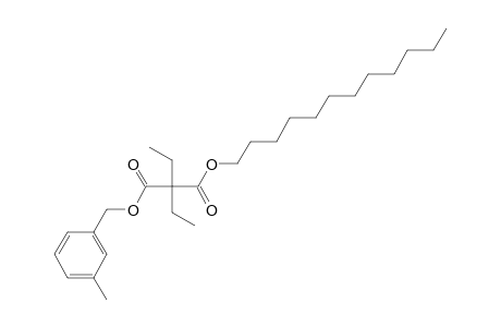 Diethylmalonic acid, dodecyl 3-methylbenzyl ester