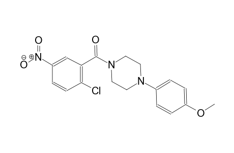 1-(2-chloro-5-nitrobenzoyl)-4-(4-methoxyphenyl)piperazine