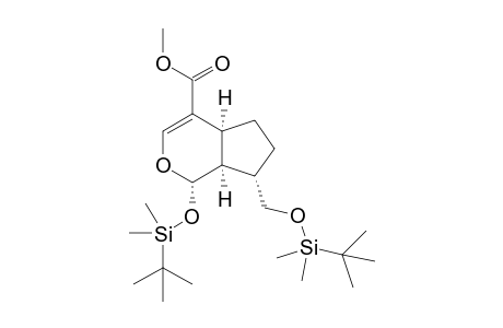 Methyl (1S,4aS,7S,7aS)-1-(t-butyldimethylsilyloxy)-7-[(t-butyldimethylsilyloxy)methyl]-1,4a,5,6,7,7a-hexahydrocyclopenta[c]pyran-4-carboxylate