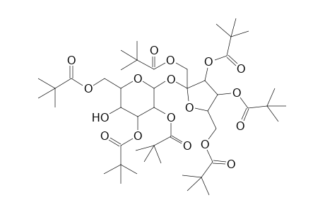.alpha.-D-Glucopyranoside, 1,3,4,6-tetrakis-O-(2,2-dimethyl-1-oxopropyl)-.beta.-D-fructofuranosyl, 2,3,6-tris(2,2-dimethylpropanoate)