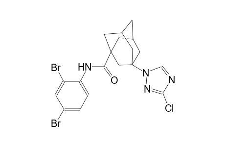 3-(3-chloro-1H-1,2,4-triazol-1-yl)-N-(2,4-dibromophenyl)-1-adamantanecarboxamide