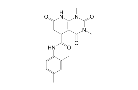 N-(2,4-Dimethylphenyl)-1,3-dimethyl-2,4,7-trioxo-1,2,3,4,5,6,7,8-octahydropyrido[2,3-d]pyrimidine-5-carboxamide