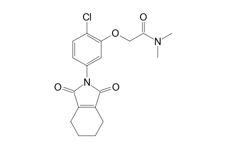 Acetamide, 2-[2-chloro-5-(1,3,4,5,6,7-hexahydro-1,3-dioxo-2H-isoindol-2-yl)phenoxy]-N,N-dimethyl-