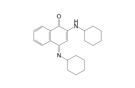 2-(cyclohexylamino)-4-(cyclohexylimino)-1(4H)-naphthalenone