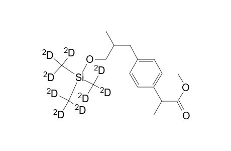 1-(1-Methoxycarbonylethyl)-4-(2-methyl-3-(trimethylsilyloxy-D9)propyl)benzene
