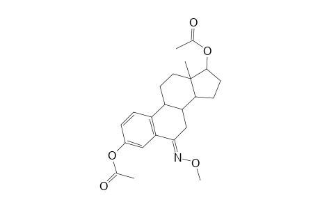 Estra-1,3,5(10)-trien-6-one, 3,17-bis(acetyloxy)-, 6-(O-methyloxime), (17.beta.)-