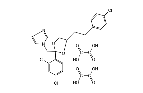 1-{[4-(p-chlorophenethyl)-2-(2,4-dichlorophenyl)-1,3-dioxolan-2-yl]methyl}imidazole, oxalate(1.2) (salt)