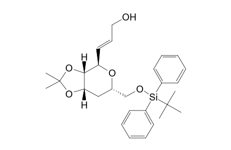 (E)-3-((3aS,4R,6S,7aS)-6-((tert-Butyldiphenylsilyloxy)methyl)-2,2-dimethyltetrahydro-3aH-[1,3]dioxolo[4,5-c]pyran-4-yl)prop-2-en-1-ol