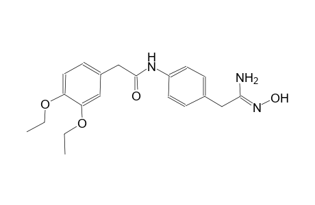 Acetamide, 2-(3,4-diethoxyphenyl)-N-[4-(N-hydroxycarbamimidoylmethyl)phenyl]-