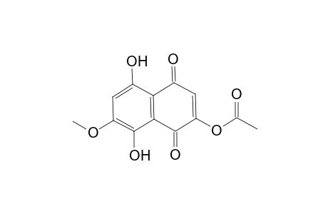 1,4-Naphthalenedione, 2-(acetyloxy)-5,8-dihydroxy-7-methoxy-