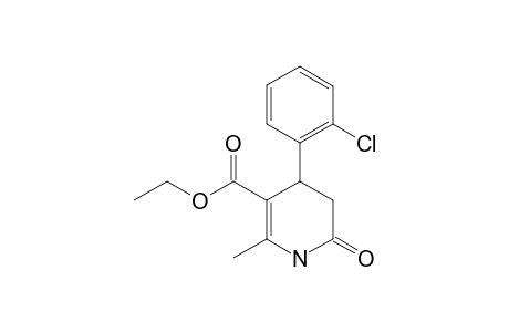 5-ETHOXYCARBONYL-6-METHYL-4-(2-CHLOROPHENYL)-3,4-DIHYDROPYRIDONE