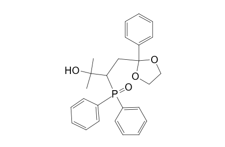 1,3-Dioxolane-2-propanol, .beta.-(diphenylphosphinyl)-.alpha.,.alpha.-dimethyl-2-phenyl-