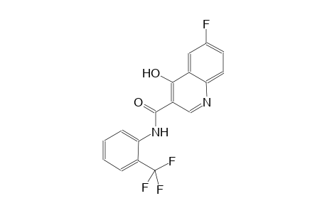 3-quinolinecarboxamide, 6-fluoro-4-hydroxy-N-[2-(trifluoromethyl)phenyl]-